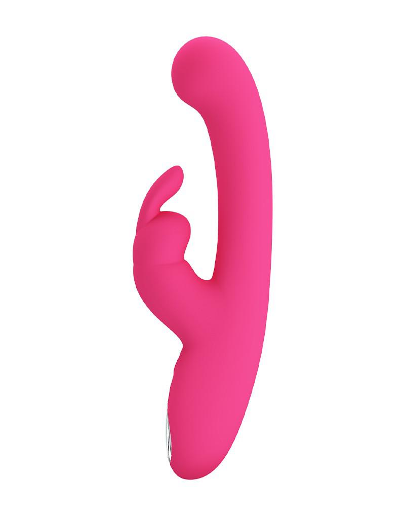 Pretty Love - Lamar - Rabbit Vibrator- Met LCD Display - Roze-Erotiekvoordeel.nl