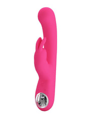 Pretty Love - Lamar - Rabbit Vibrator- Met LCD Display - Roze-Erotiekvoordeel.nl