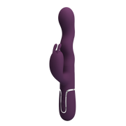 Pretty Love - Laurens - Vibratore Rabbit con Climax Button - Viola - Erotiekvoordeel.nl