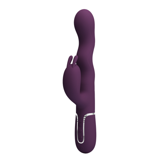 Pretty Love - Laurens - Rabbit Vibrator with Climax Button - Purple-Erotiekvoordeel.nl