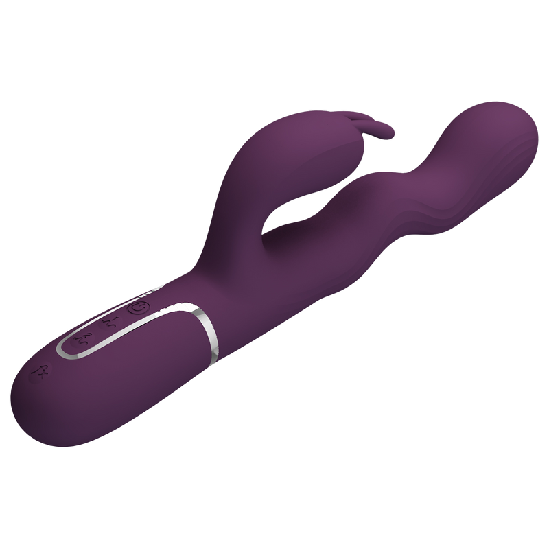 Pretty Love - Laurens - Vibratore Rabbit con Climax Button - Viola-Erotiekvoordeel.nl