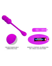 Pretty Love - Leshy - Vibrerend Eitje - Met Afstandsbediening - Roze-Erotiekvoordeel.nl