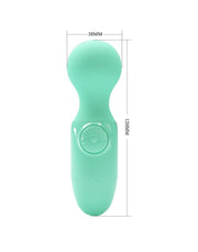 Pretty Love - Little Cute - Mini vibrador de varita - Verde menta - Erotiekvoordeel.nl