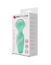 Pretty Love - Little Cute - Mini vibrador de varita - Verde menta - Erotiekvoordeel.nl
