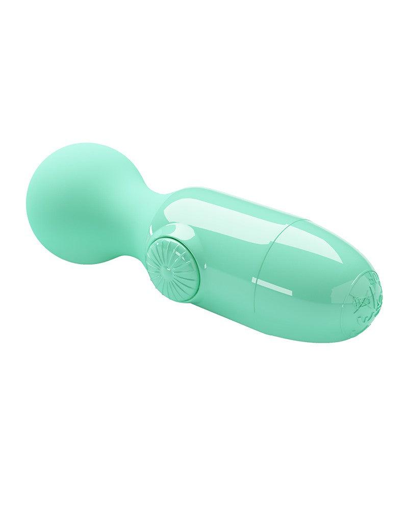 Pretty Love - Little Cute - Mini vibrador de varita - Verde menta - Erotiekvoordeel.nl