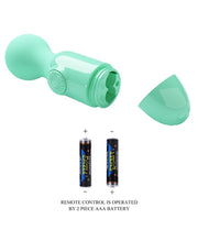 Pretty Love - Little Cute - Mini vibrador de varita - Verde menta - Erotiekvoordeel.nl