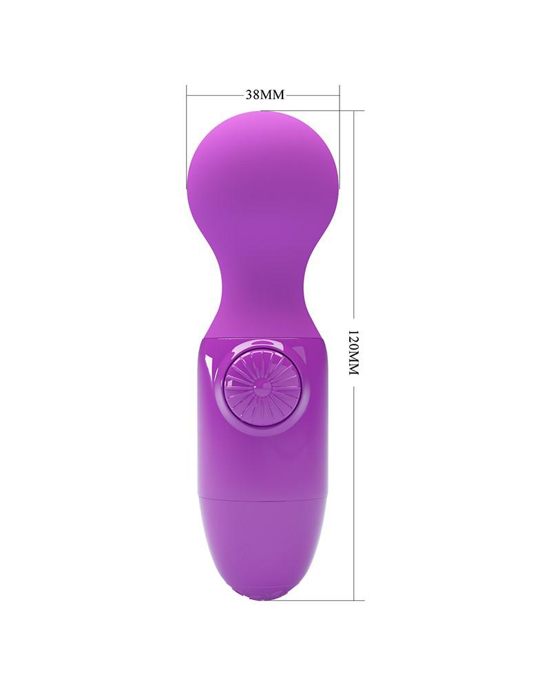 Pretty Love - Little Cute- Mini Wand Vibrator - Paars-Erotiekvoordeel.nl