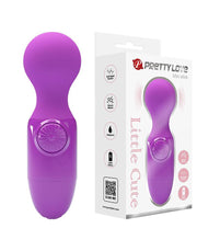 Pretty Love - Little Cute- Mini Wand Vibrator - Paars-Erotiekvoordeel.nl