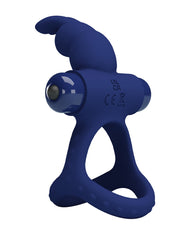Pretty Love - Luchito - Rabbit Cockring - Dark Blue-Erotiekvoordeel.nl