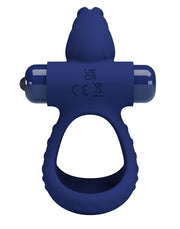 Pretty Love - Luchito - Rabbit Cockring - Dark Blue-Erotiekvoordeel.nl
