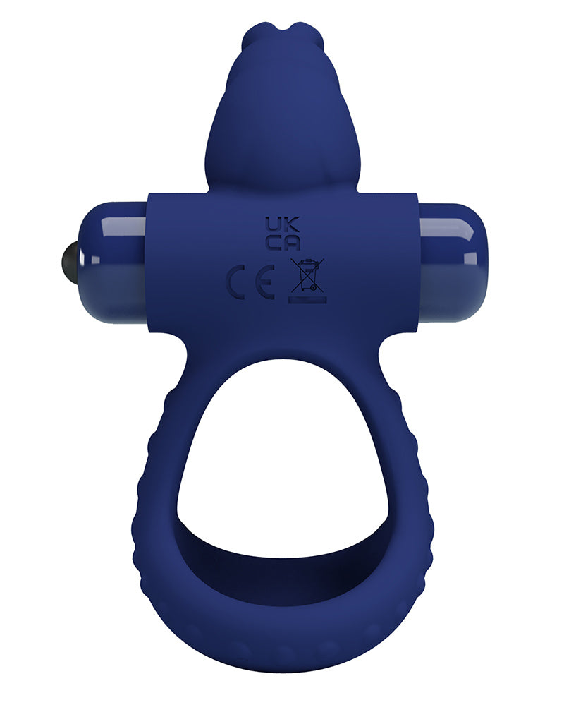 Pretty Love - Luchito - Rabbit Cockring - Dark Blue-Erotiekvoordeel.nl