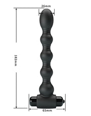 Pretty Love - Lynn - Vibrerende Buttplug - Zwart-Erotiekvoordeel.nl