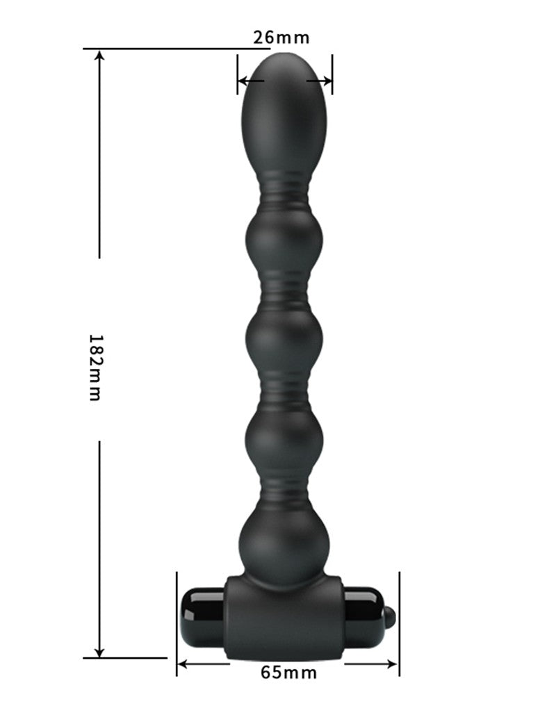 Pretty Love - Lynn - Vibrerende Buttplug - Zwart-Erotiekvoordeel.nl