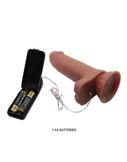 Pretty Love - Maddox - Vibrerende Dildo - Medium Huidskleur-Erotiekvoordeel.nl