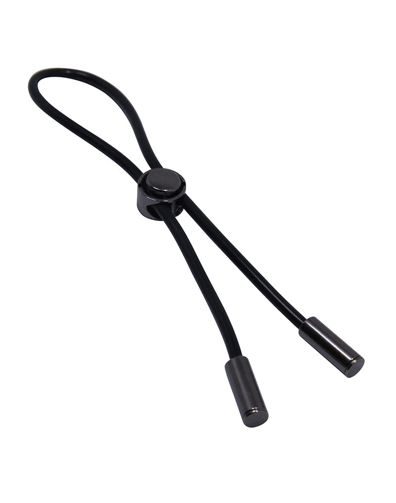 Pretty Love - Magic Lasso - Anillo para el pene con cordón - Negro-Erotiekvoordeel.nl