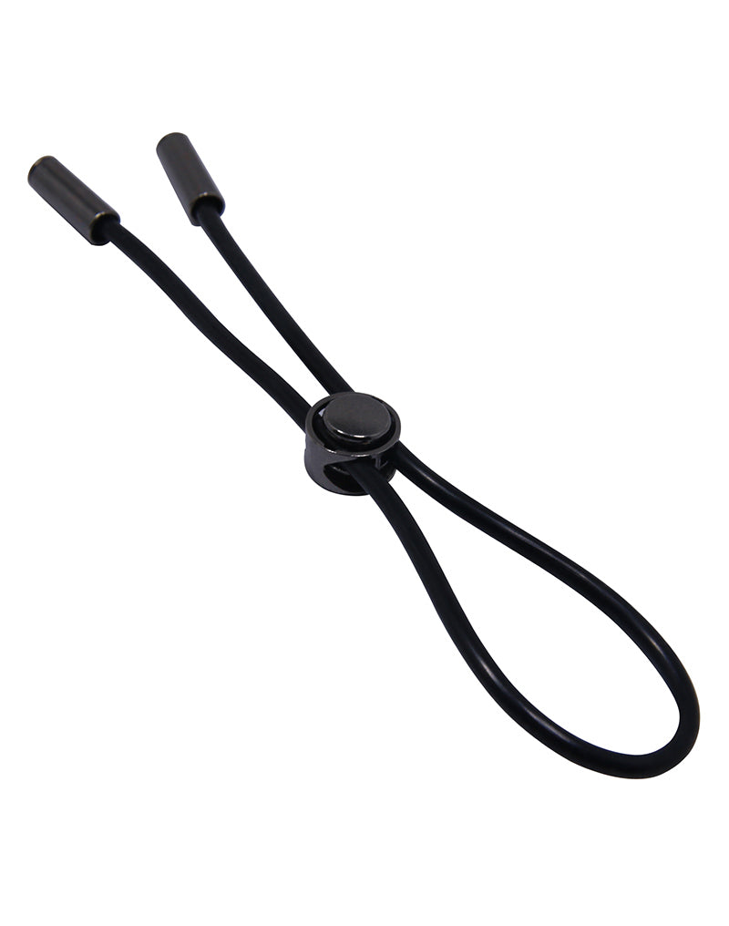 Pretty Love - Magic Lasso - Anillo para el pene con cordón - Negro-Erotiekvoordeel.nl