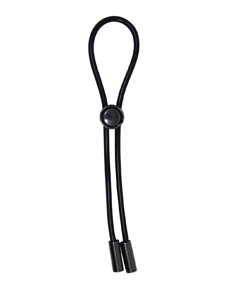 Pretty Love - Magic Lasso - Anillo para el pene con cordón - Negro-Erotiekvoordeel.nl