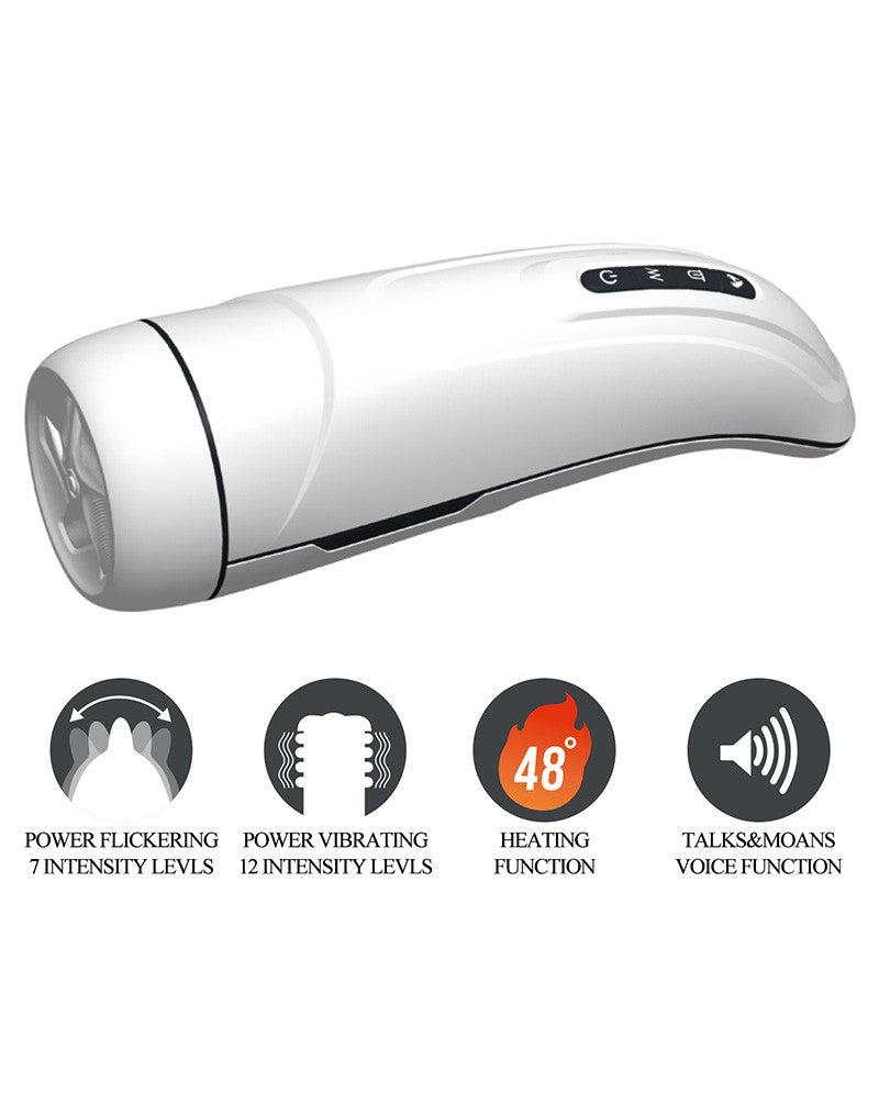 Pretty Love - Marissa - Automatisch Vibrerende Masturbator - Met Verwarmings Lik en Kreunfuncties-Erotiekvoordeel.nl