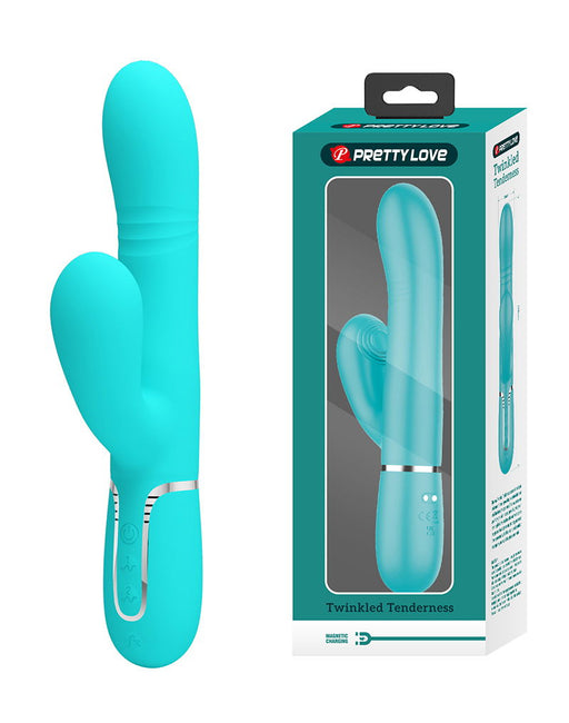 Pretty Love - Maviana - Vibratore Rabbit - Turquoise-Erotiekvoordeel.nl