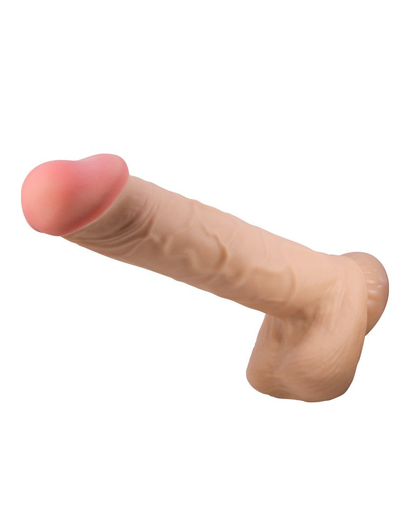 Pretty Love - Mendel - Sliding Skin Dildo - Lengte 26 cm - Ø 5.5 cm - Lichte Huidskleur-Erotiekvoordeel.nl