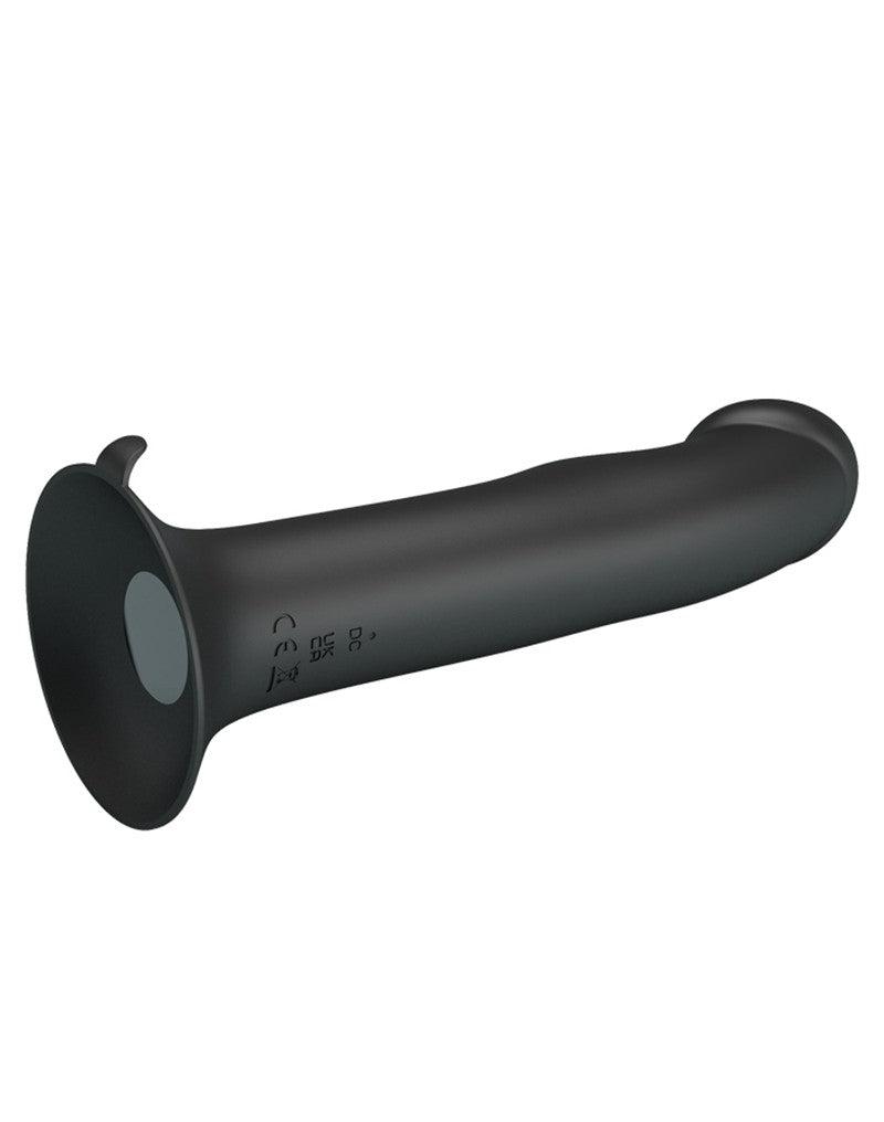 Pretty Love - Murray - Vibrerende Dildo - 19 cm - Zwart - USB Oplaadbaar - Siliconen-Erotiekvoordeel.nl