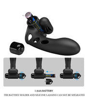 Pretty Love - Orlando - Vinger Vibrator - Zwart-Erotiekvoordeel.nl