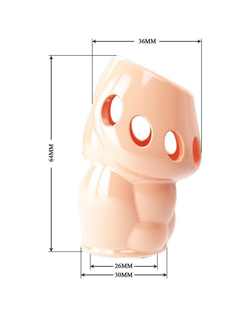 Pretty Love - Oscar - Penis Sleeve - Cock Sleeve Voor Langdurige en Sterkere Erecties - Lichte Huidskleur-Erotiekvoordeel.nl