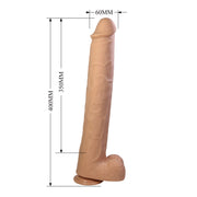 Pretty Love - Pat - Super Large Dildo - 40 cm - Light Skin Tone-Erotiekvoordeel.nl