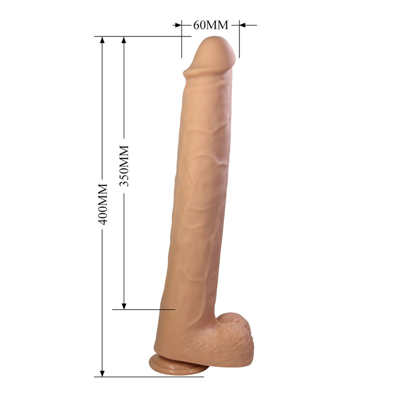 Pretty Love - Pat - Super Large Dildo - 40 cm - Light Skin Tone-Erotiekvoordeel.nl