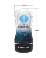 Pretty Love - Planet Blue - Masturbator Cup - Met Rollende Bal Voor Extra Sensaties - Blauw-Erotiekvoordeel.nl