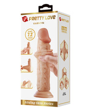 Pretty Love - Quentin - Gode réaliste Sliding Skin - 18,4 cm - Teint clair - Erotiekvoordeel.nl