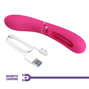 Pretty Love - Romance Lexie - Vibrator with Wiggling Tongue - Pink-Erotiekvoordeel.nl