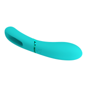 Pretty Love - Romance Lexie - Vibromasseur avec petite langue vibrante - Turquoise-Erotiekvoordeel.nl