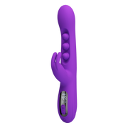Pretty Love - Sabien - Vibratore Rabbit con display LED - Viola-Erotiekvoordeel.nl