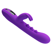 Pretty Love - Sabien - Vibratore Rabbit con display LED - Viola-Erotiekvoordeel.nl