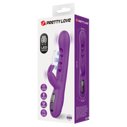 Pretty Love - Sabien - Vibratore Rabbit con display LED - Viola-Erotiekvoordeel.nl