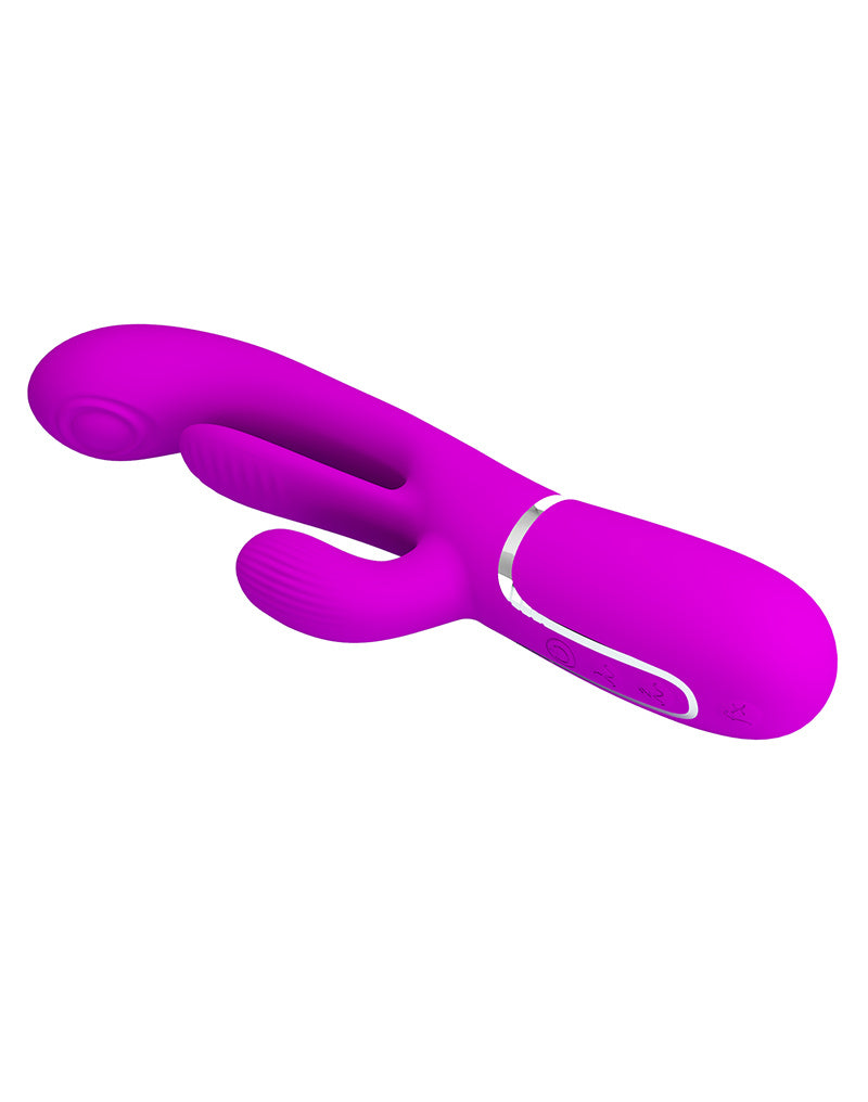 Pretty Love - Shania - Pulsating Rabbit Vibrator - Deep Pink-Erotiekvoordeel.nl