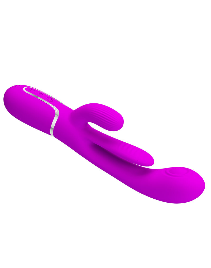 Pretty Love - Shania - Pulsating Rabbit Vibrator - Deep Pink-Erotiekvoordeel.nl