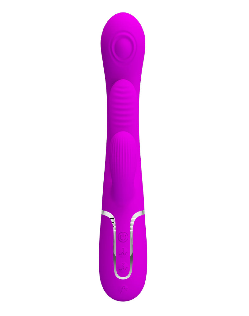 Pretty Love - Shania - Pulsating Rabbit Vibrator - Deep Pink-Erotiekvoordeel.nl