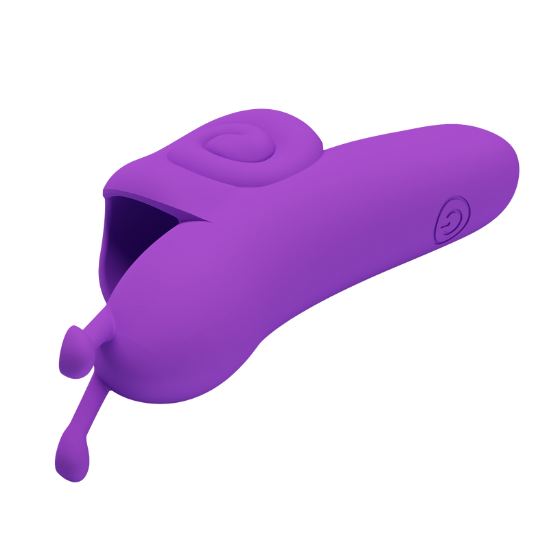 Pretty Love - Snail - Krachtige Vinger Vibrator - Paars-Erotiekvoordeel.nl