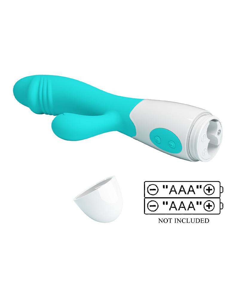 Pretty Love - Snappy - Vibromasseur Rabbit pour point G - Turquoise-Erotiekvoordeel.nl