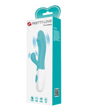 Pretty Love - Snappy - Vibromasseur Rabbit pour point G - Turquoise-Erotiekvoordeel.nl