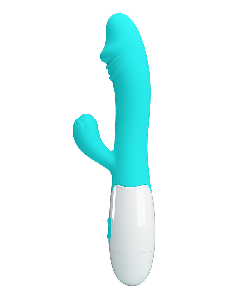 Pretty Love - Snappy - Vibromasseur Rabbit pour point G - Turquoise-Erotiekvoordeel.nl