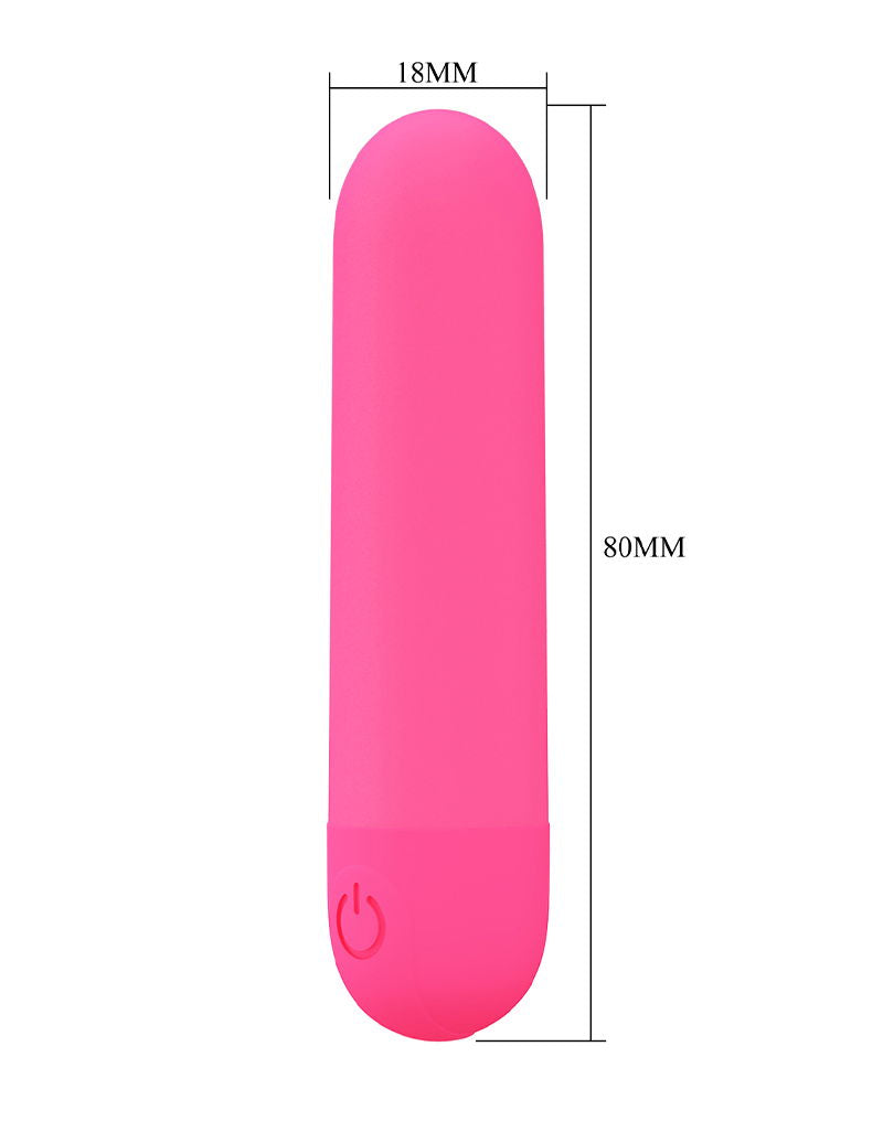 Pretty Love - Stefan - Mini-Bullet-Vibrator - Rosa - Erotiekvoordeel.nl