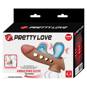 Pretty Love - Tyronn - Gaine pénienne gonflable - Couleur peau moyenne - Erotiekvoordeel.nl
