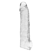Pretty Love - Verlengende Penis Sleeve - 26 cm - Transparant-Erotiekvoordeel.nl