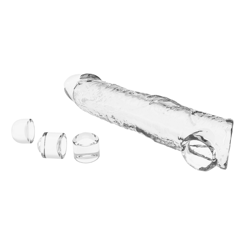 Pretty Love - Verlengende Penis Sleeve - 26 cm - Transparant-Erotiekvoordeel.nl