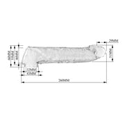 Pretty Love - Verlengende Penis Sleeve - 26 cm - Transparant-Erotiekvoordeel.nl