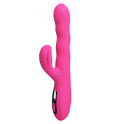 Pretty Love - Winters - Vibratore Rabbit con movimento ondulatorio e display LED - Rosa - Erotiekvoordeel.nl