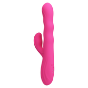 Pretty Love - Winters - Vibratore Rabbit con movimento ondulatorio e display LED - Rosa - Erotiekvoordeel.nl